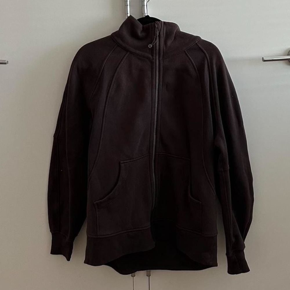 Lululemon scuba oversized funnel neck full zip long